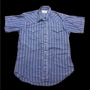 Vintage Ruddock men’s western style shirt with snap buttons